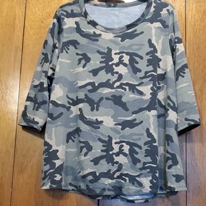 Camouflage Long Sleeve Women's Tee